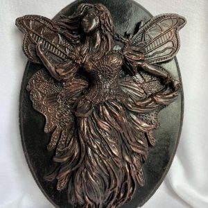 Hand cast & painted Fairy Plaque/Wall Hanging