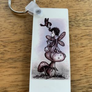 Fairy illustration Keyring from an original illustration