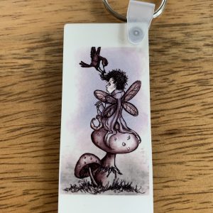 Fairy illustration Keyring from an original illustration