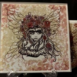 10oz Garden Sprite/Fairy Mug & Glass Coaster