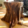 Hand finished 3D Fairy House Plant pots. Recycled plastic Mocha colour - Image 4