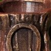 Hand finished 3D Fairy House Plant pots. Recycled plastic Mocha colour - Image 5