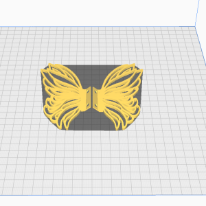 Fairy Wing 3 (Inc angled bracket) 3D Print
