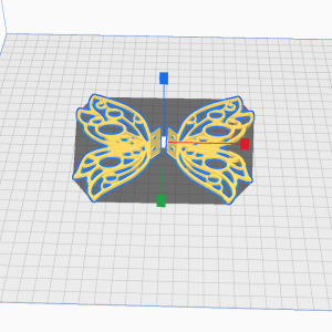 Fairy Wing 5 (inc angled bracket) 3D Print