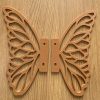 Fairy Wing1 (inc Flat Bracket for fixing) 3D Print - Image 2
