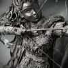 'Arwen' Elven Archer Mixed Media Fantasy Art. Hand crafted - Image 8